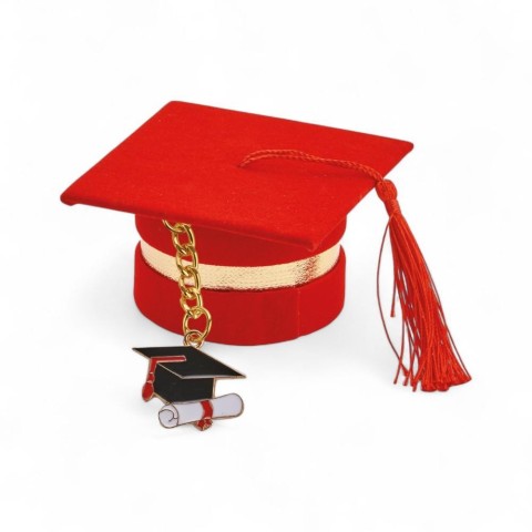 TOCCO ROSSO P CONFETTI CON P CHIAVI 8CM